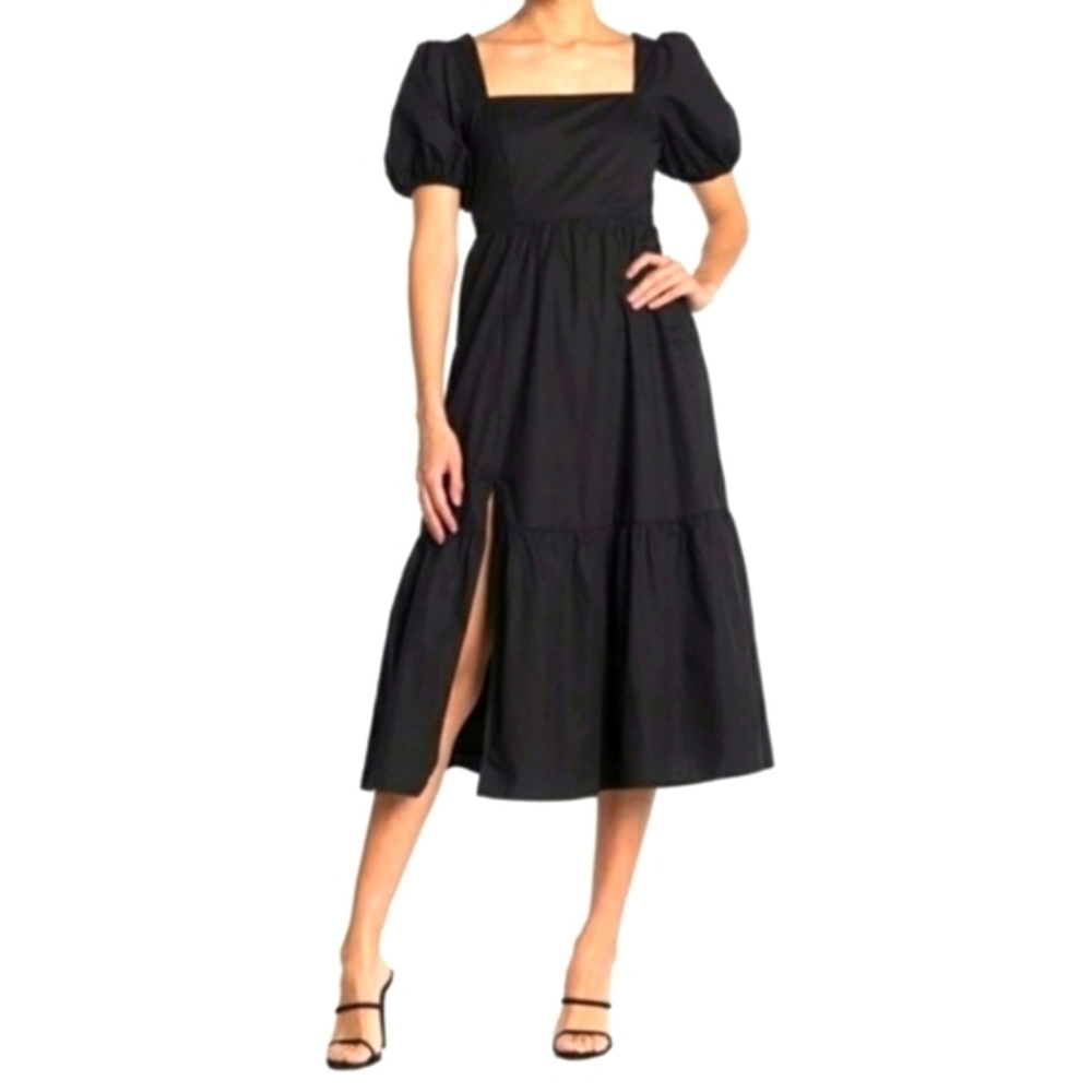 Astr Black Midi Dress XS